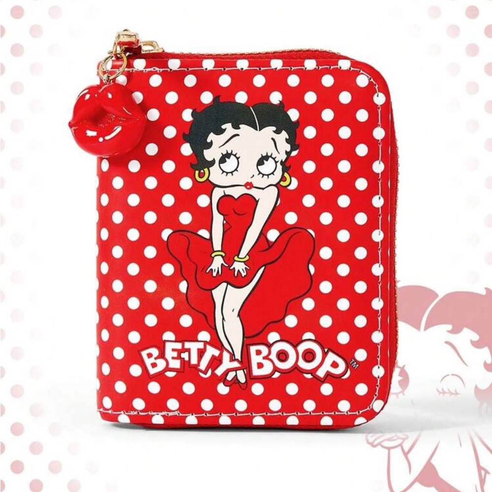 Betty Boop Red Polka Dot Wallet NEW 🏷️